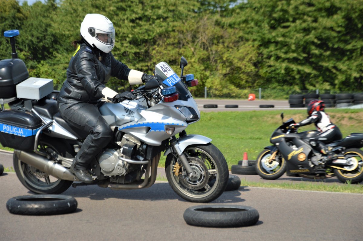 motocyklistki- szkolenie