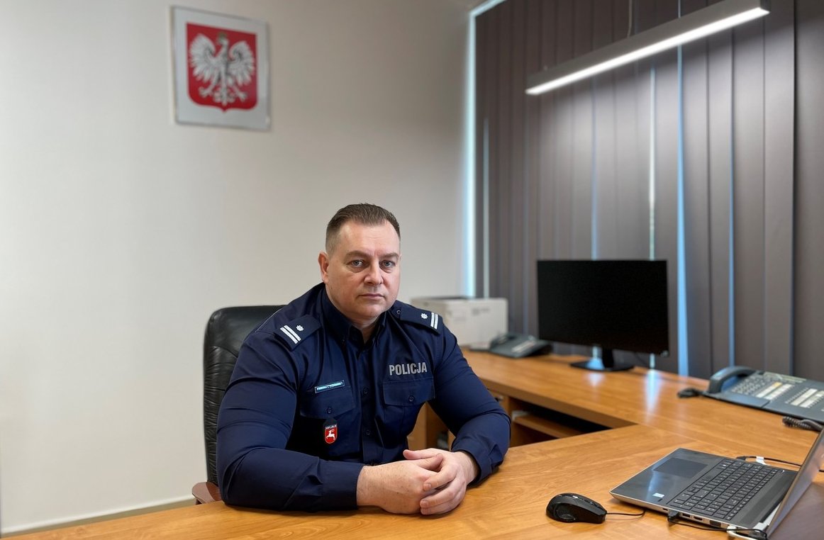 Komendant Miejskij Policji W Lublinie podinspektor Tomasz Gil
