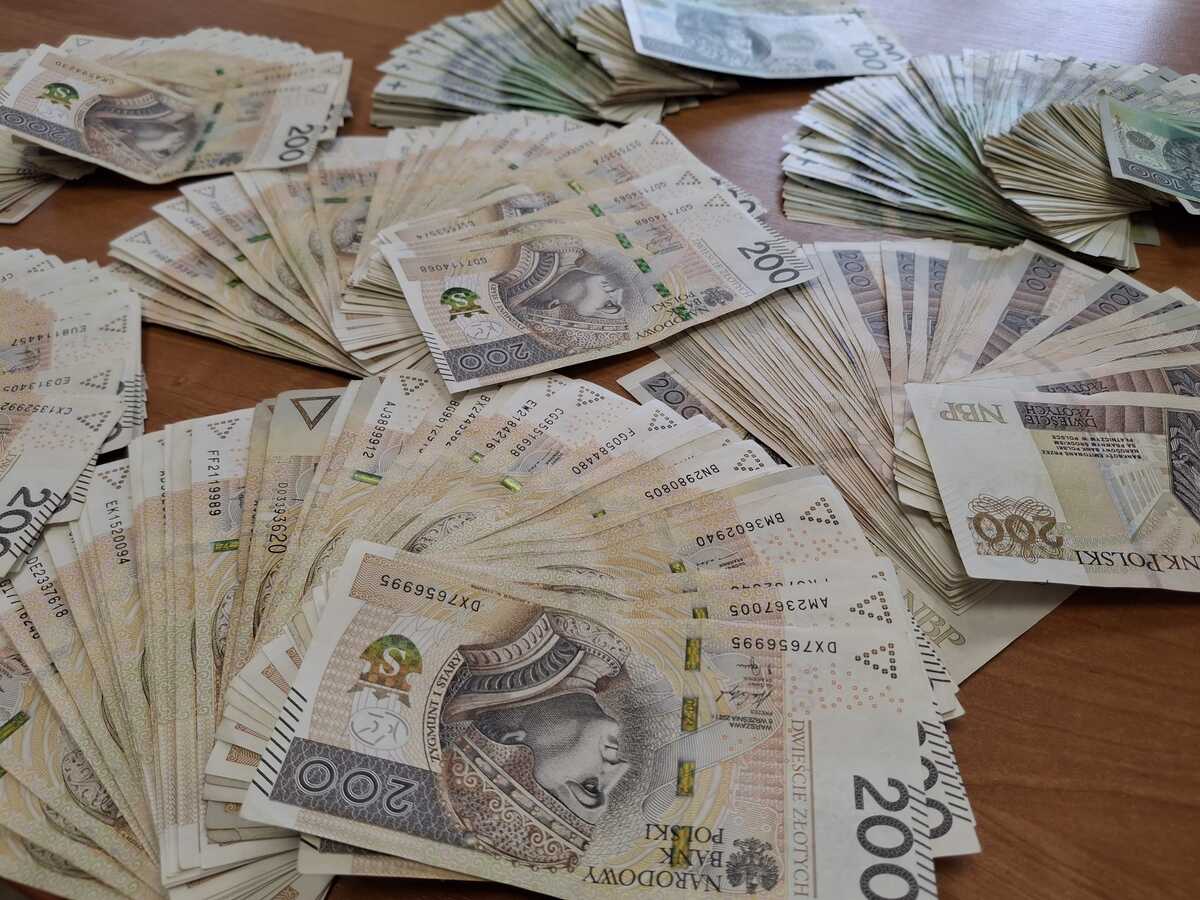 Odzyskane pieniądze.