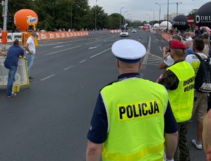 policjanci tour de pologne