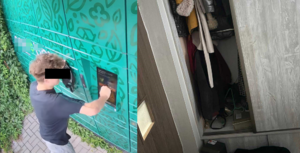 zniszczenie mienia i szafa