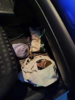 alkohol w samochodzie