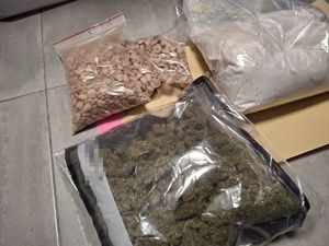 Zabezpieczone narkotyki.