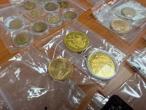 Zabezpieczone złoto.