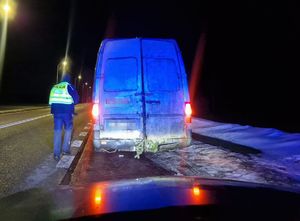 kontrola drogowa samochodu