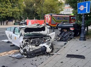 wypadek toyota bmw